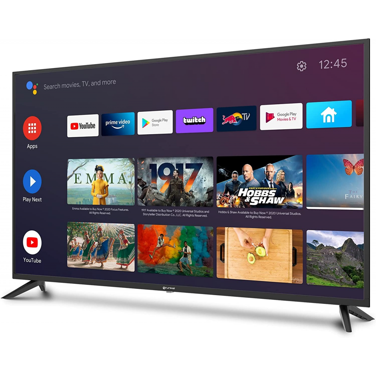 Televisor 55 LED de 139cm 4k Android TV