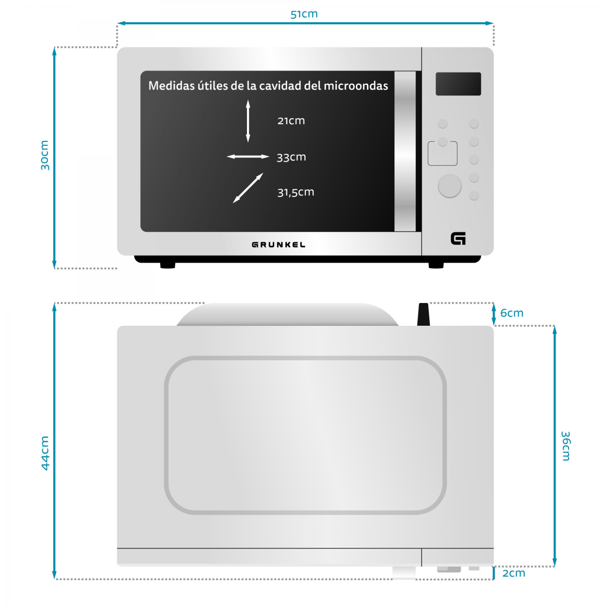 Microondas Digital GRS - 10 niveles de múltiple cocción – grsenlinea