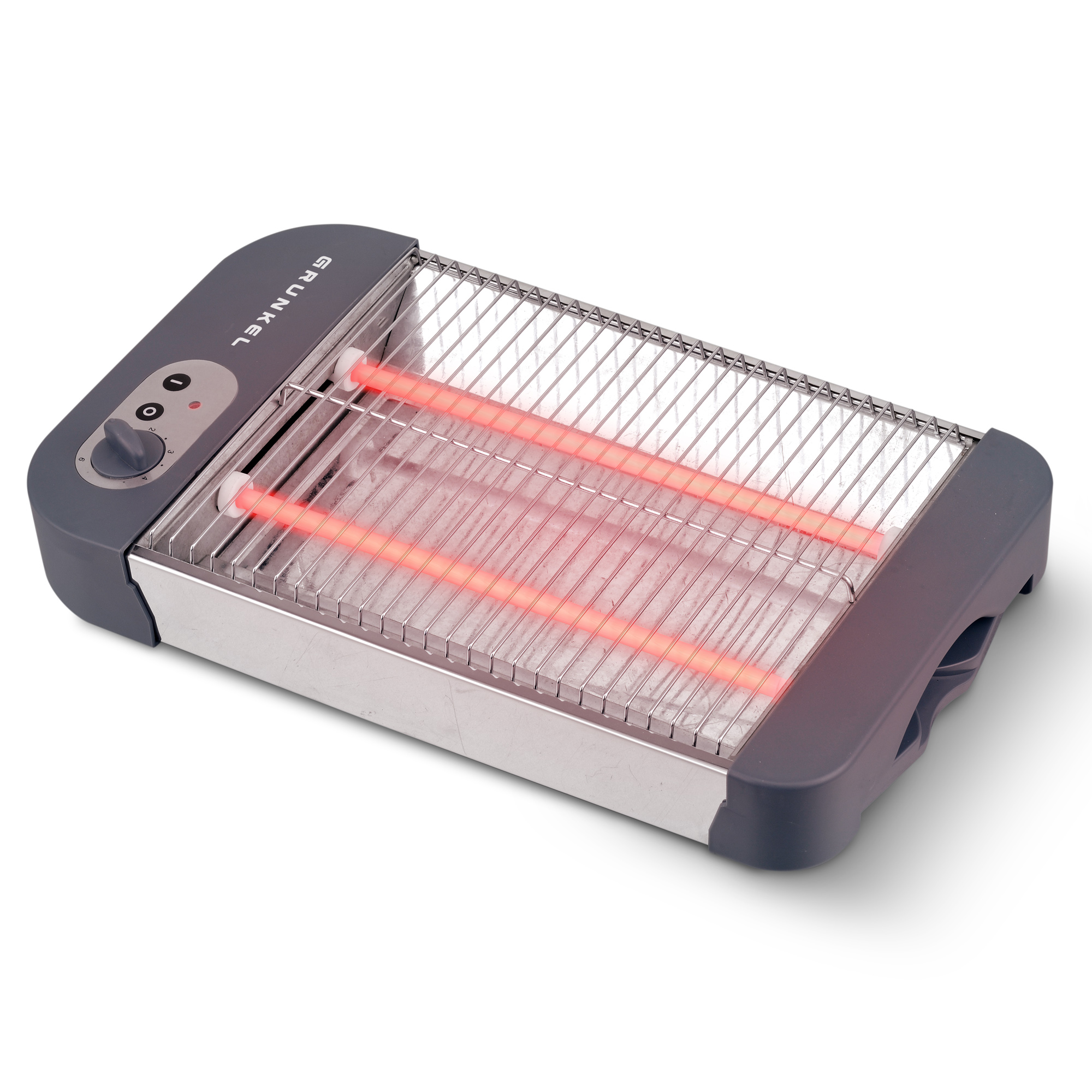 Tostador plano apto para 4 rebanadas de pan TSP-G2 600W y 6 niveles gris