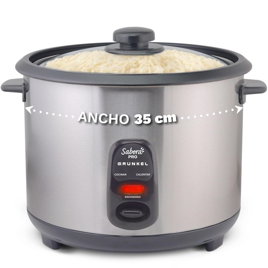 GRUNKEL Arrocera eléctrica RC-28L 2,8L 1000W