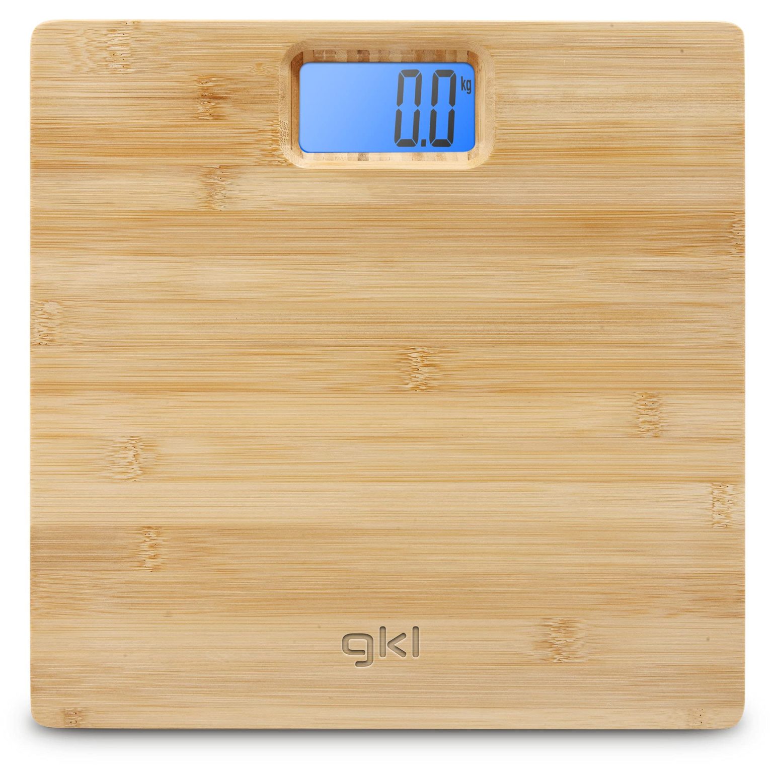 GRUNKEL Báscula de baño digital – NATURE BAMBOO – madera bambú