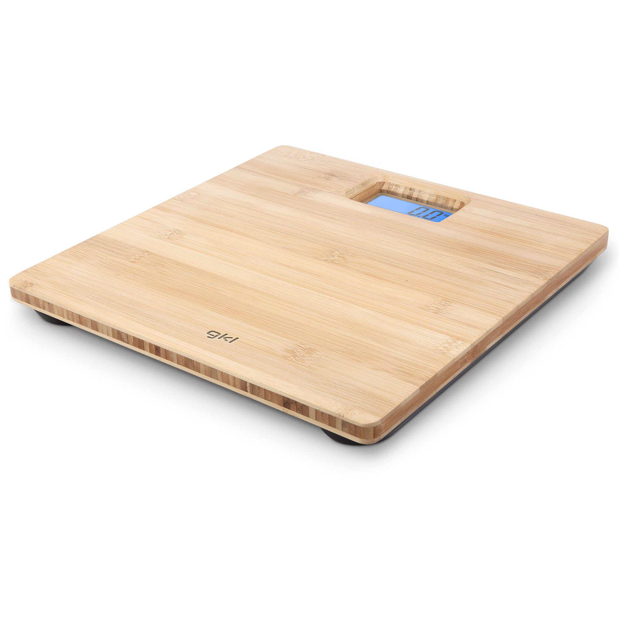 GRUNKEL Báscula de baño digital – NATURE BAMBOO – madera bambú - imagen 2