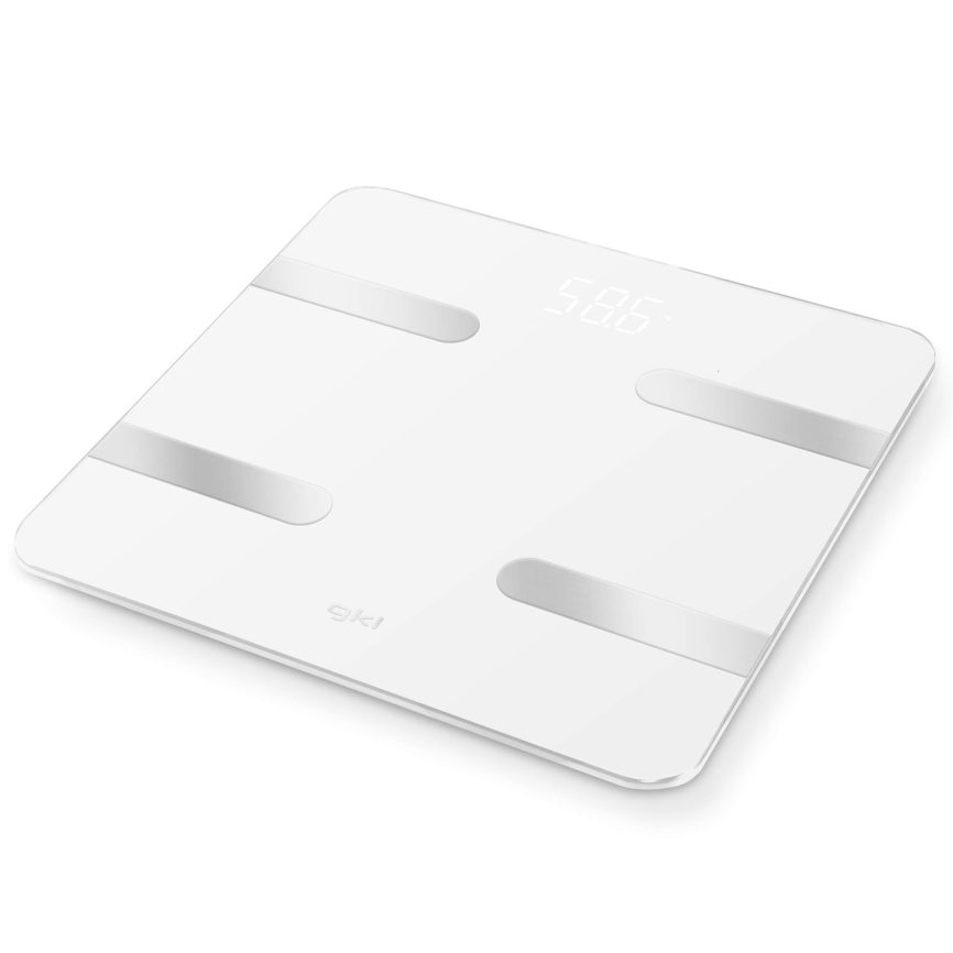 GRUNKEL Báscula digital FITBLUE300WHITE – App móvil – Blanco - imagen 2