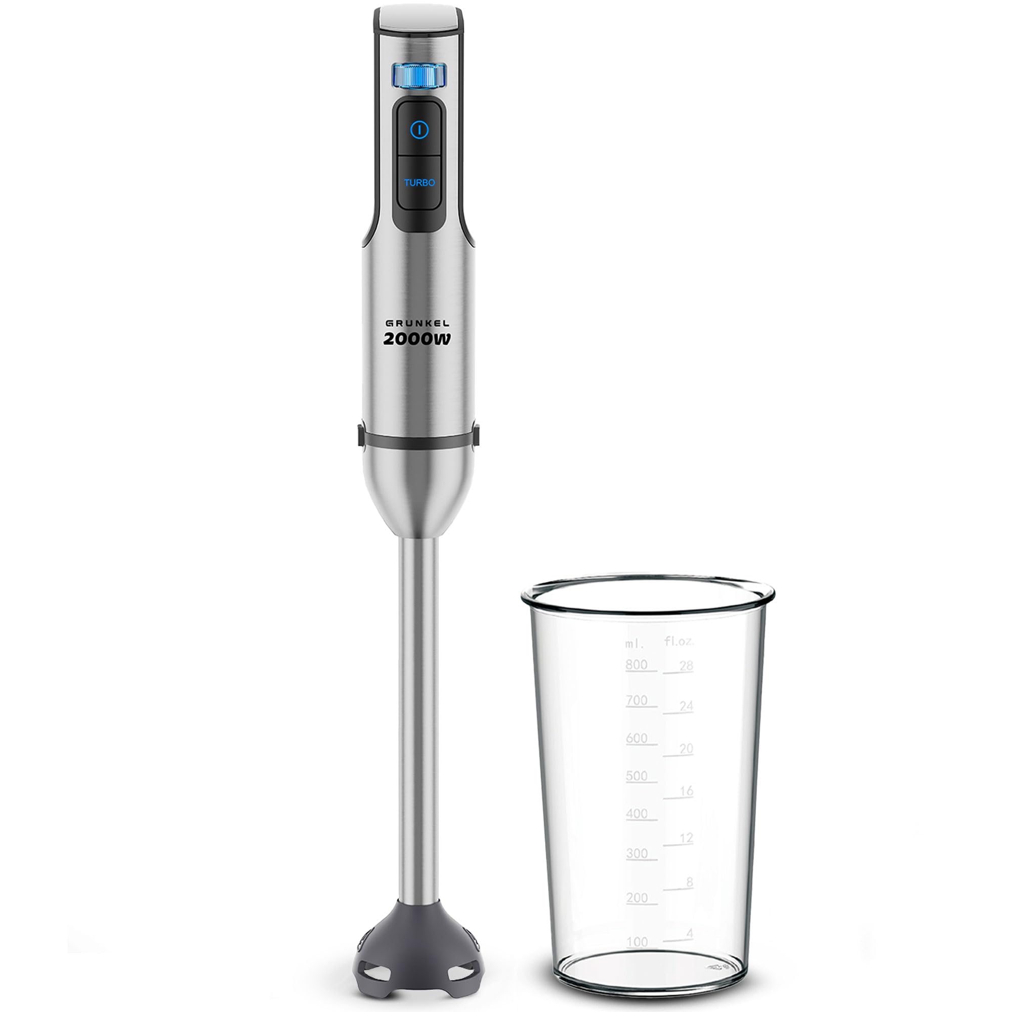 GRUNKEL Batidora de mano BM-2000EXTREME – Función Turbo – Vaso de 800 ml – 2000W - imagen 9