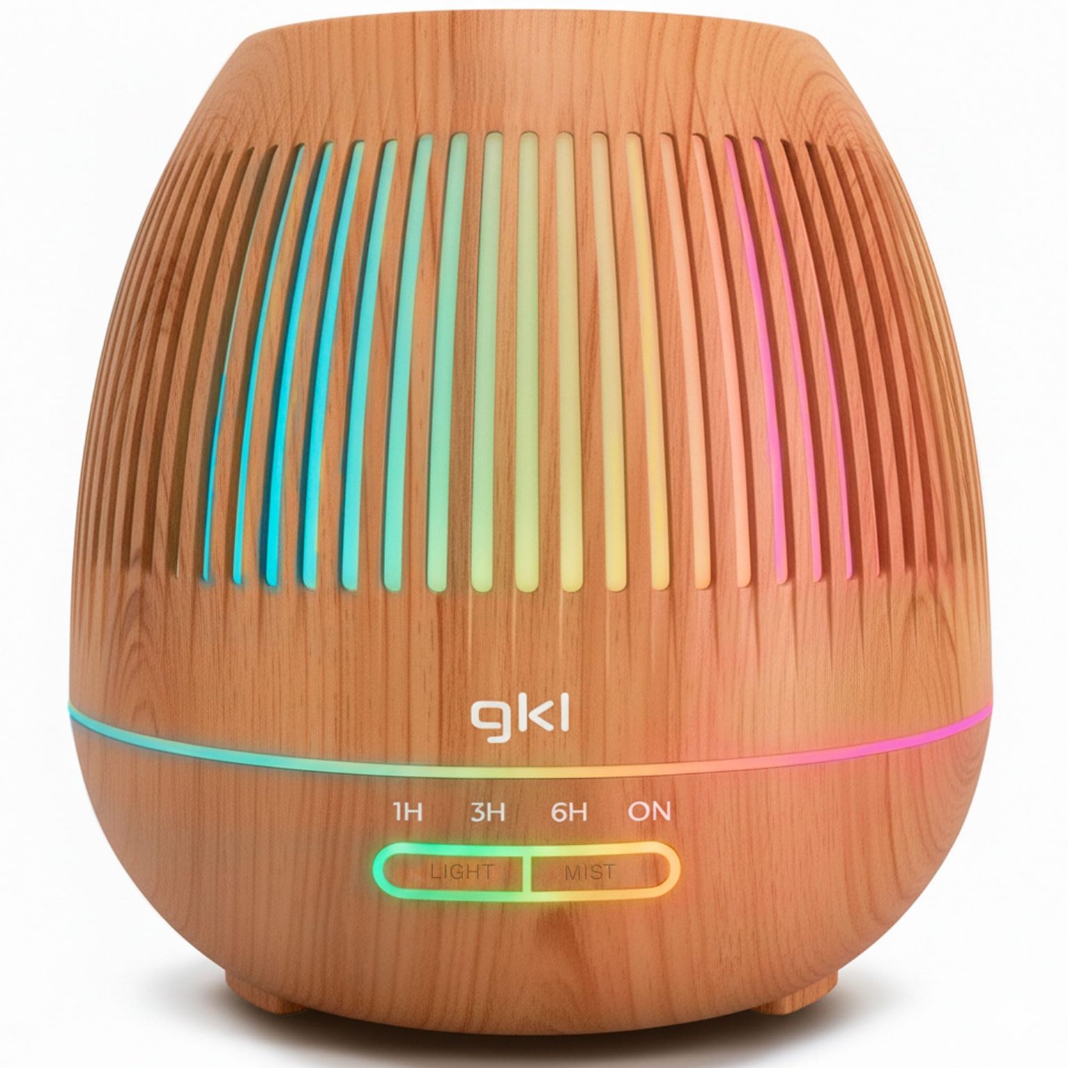 GRUNKEL Humidificador y difusor de aromas NATURE ESSENCE de 400W color madera