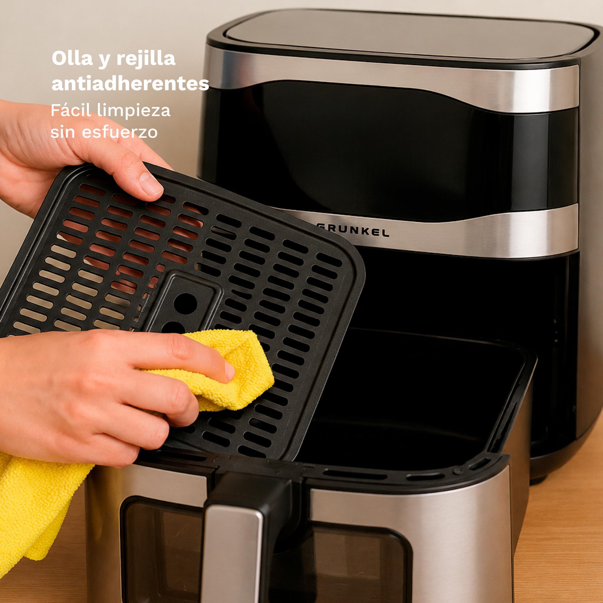 GRUNKEL Freidora de aire MAXISTEELFRYER de 9L y 2200W - imagen 8