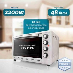 GRUNKEL Horno eléctrico HR-48SILVERRUSTI - imagen 2