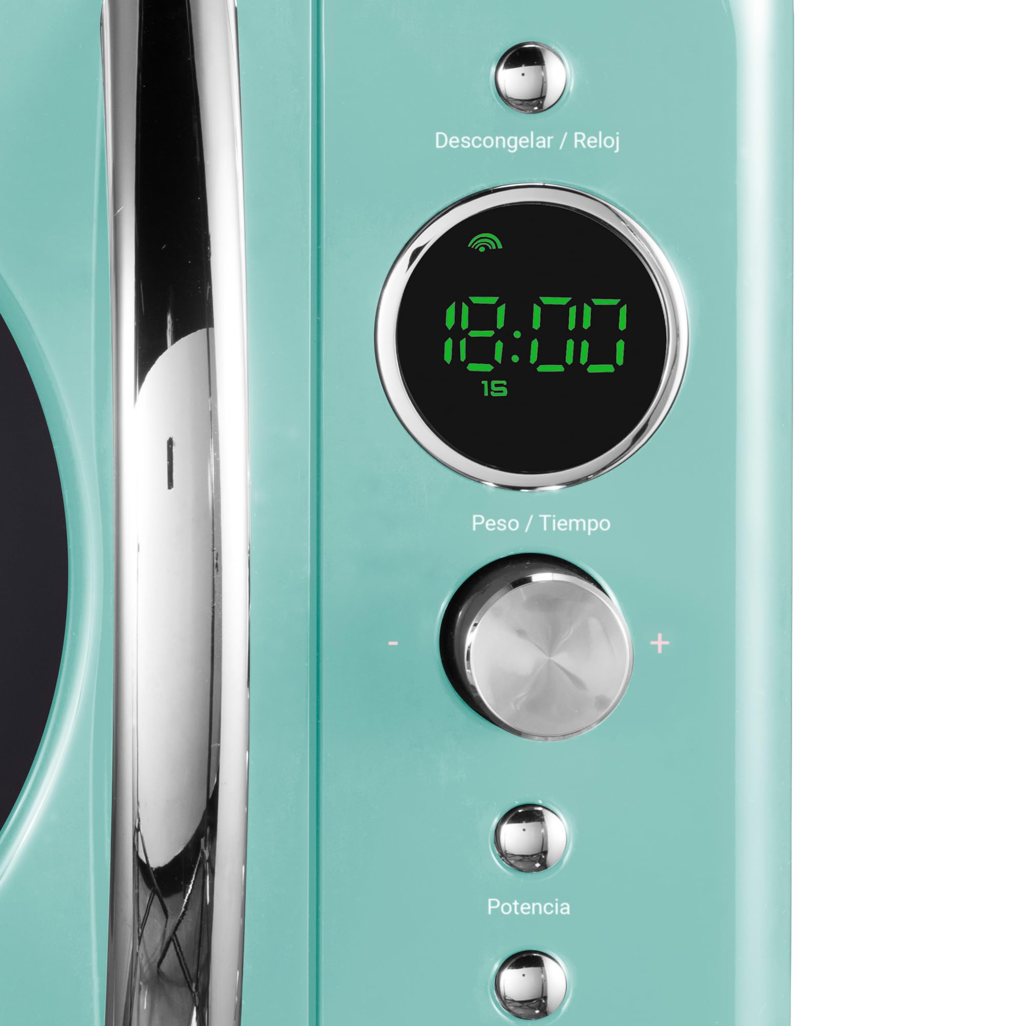 GRUNKEL Microondas digital vintage MW-DGV – 20L de capacidad – 700W – Verde agua - imagen 3
