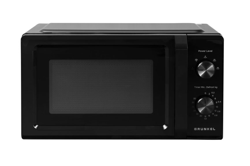 GRUNKEL Microondas sin grill MW-20MN de 20 litros de capacidad y 700W negro - imagen 2