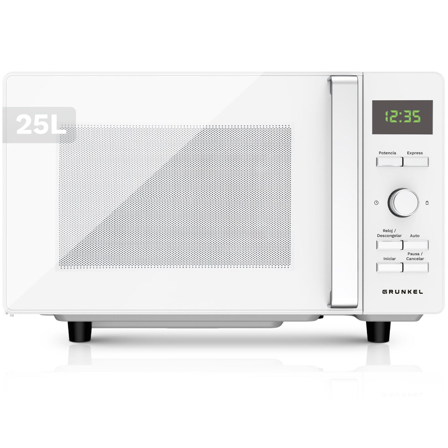 GRUNKEL Microondas sin plato MWD-25FLAT de 25L con 800W