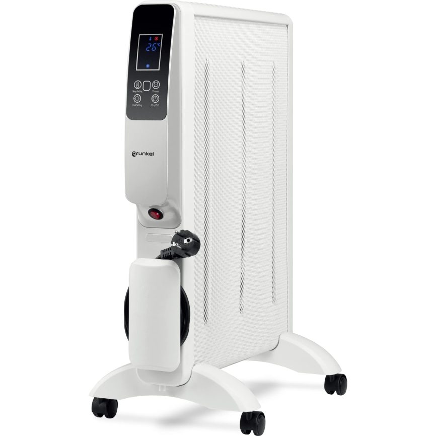 GRUNKEL Radiador de Mica de 3 elementos RMC-1500 de 1500W Blanco