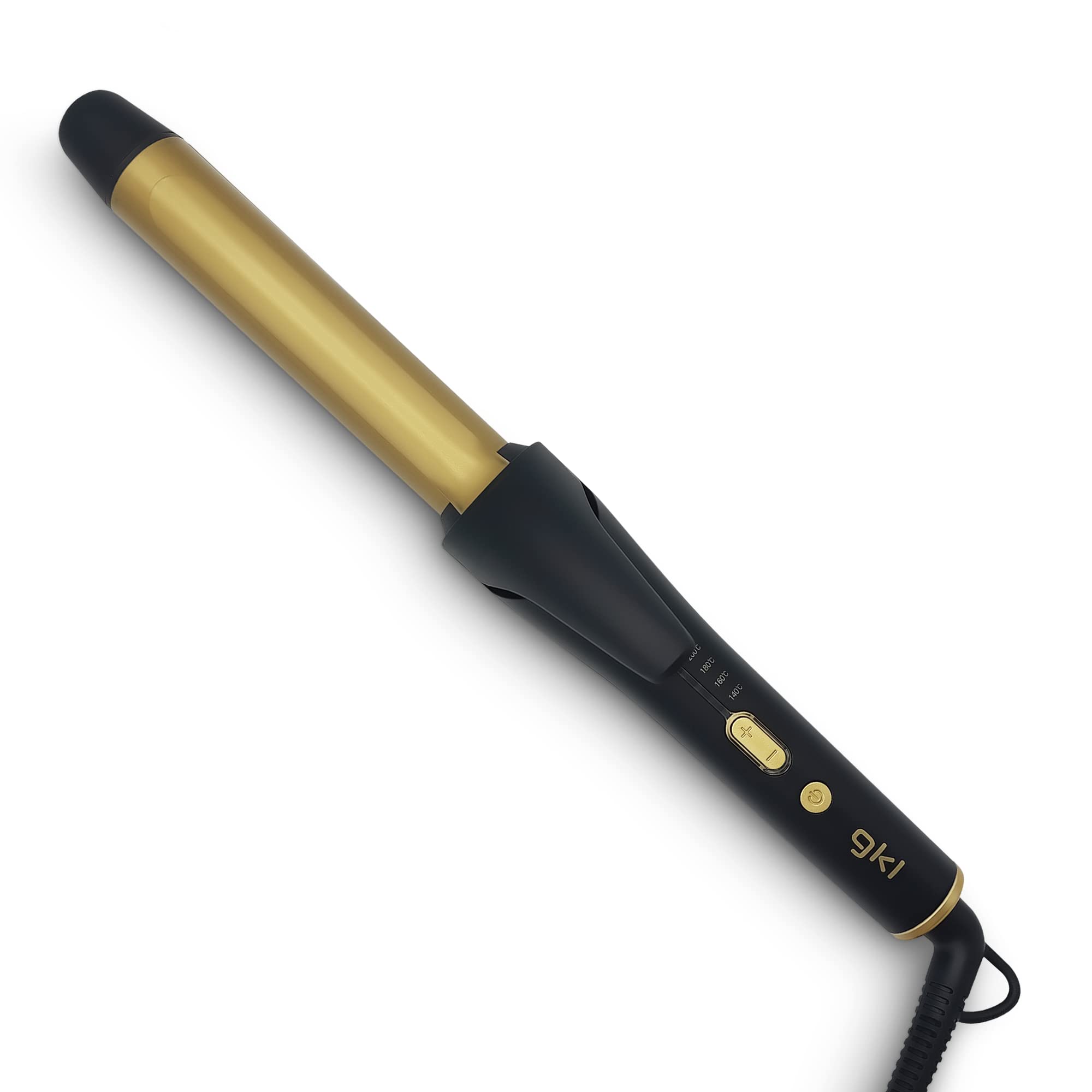 GRUNKEL Moldeador de pelo profesional ONYX WAVES Doble función plancha y rizador 60W Negro y Dorado - imagen 6