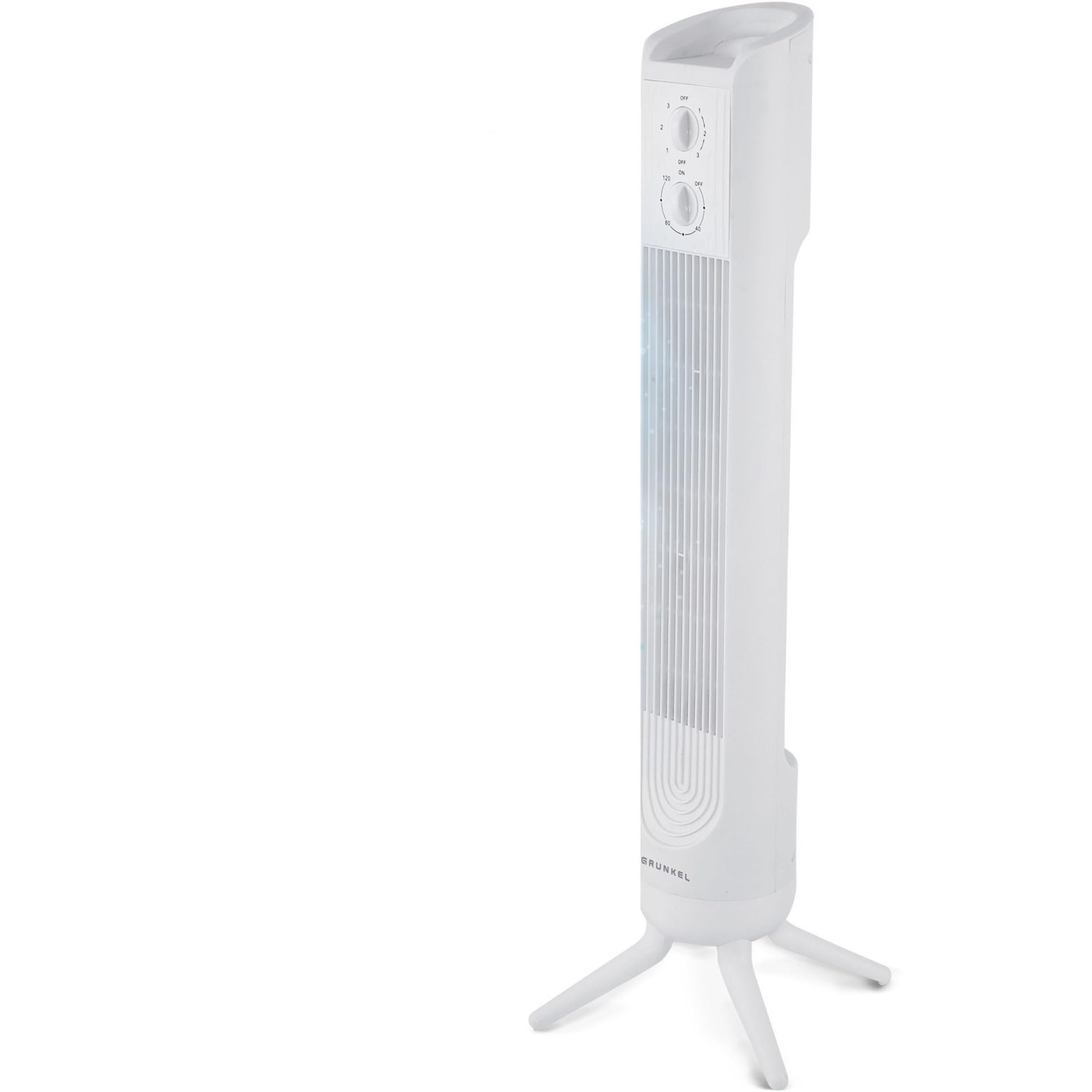 GRUNKEL Torre de ventilación de 81cm 3 velocidades TF-324LBL y 45W blanco