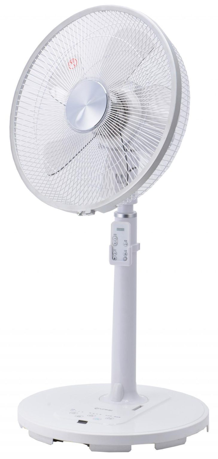 GRUNKEL Ventilador de pie ultrasilencioso FAN-14SILENCE – Mando a distancia y temporizador – 28W
