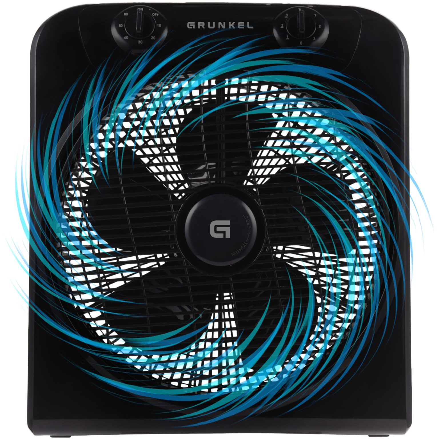 GRUNKEL Ventilador de suelo BOXFANNG – 50W – Negro
